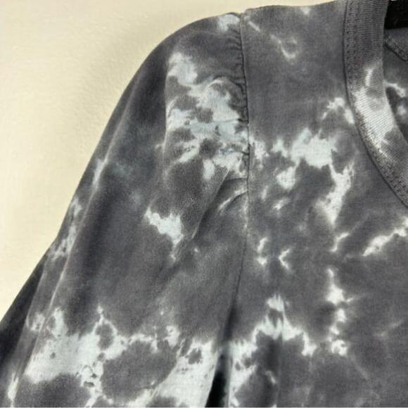 Sundays Casual Cotton Relaxed Tie Dye Round Neck Long Sleeve Top XS Blue NWT - Picture 11 of 14